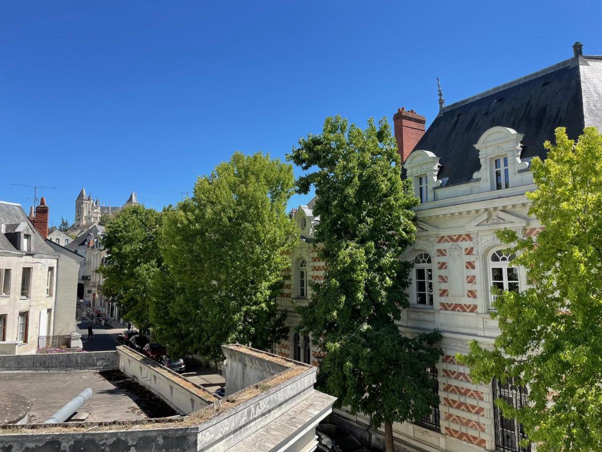 Appartement Centre Ville Climatise Vue Chateau Saumur Luaran gambar